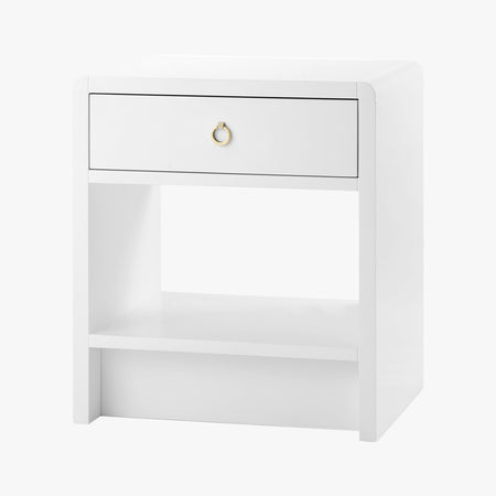 Blaine White Side Table