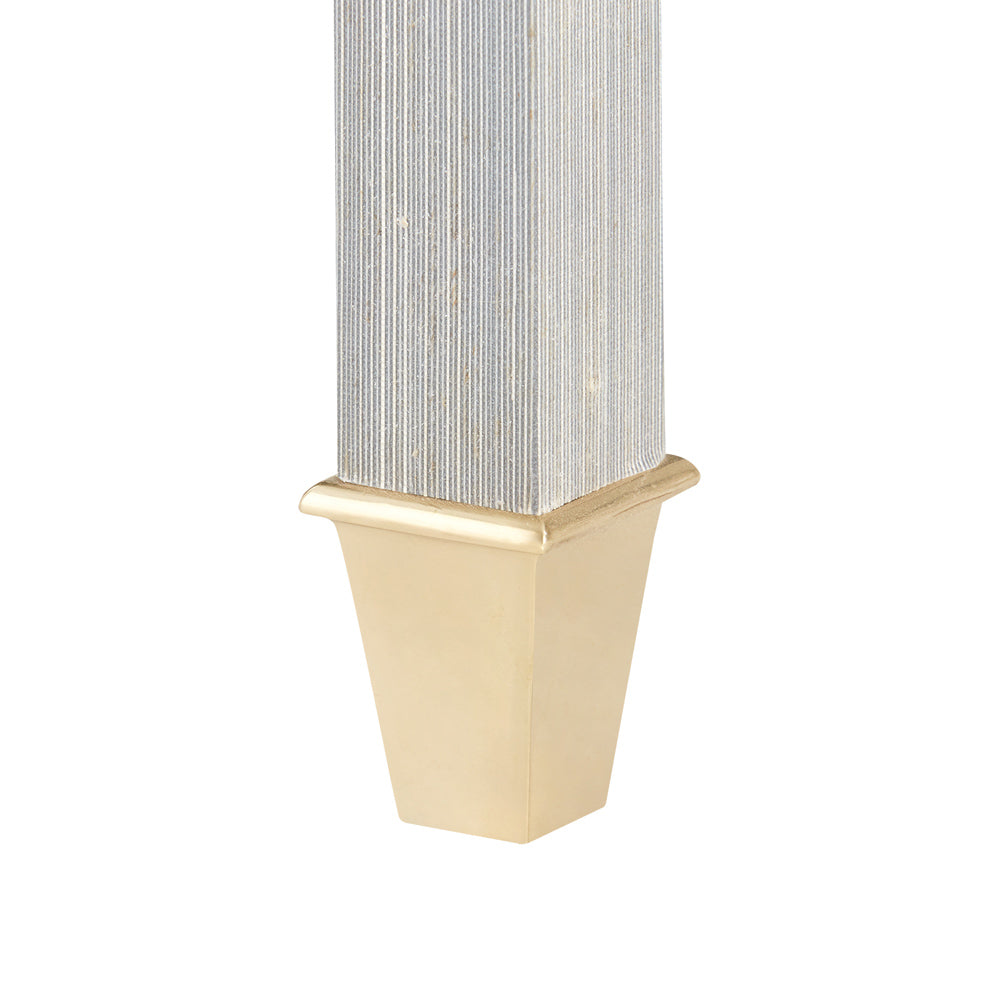 Blaise Slate Blue Side Table Leg Details