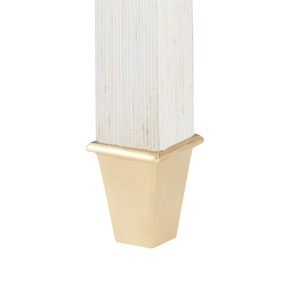 Blaise Silver Side Table Leg Detail