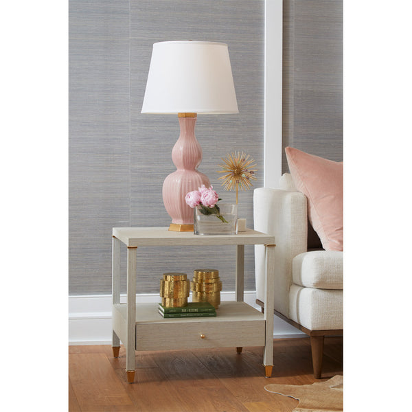 Blaise Silver Side Table Styled