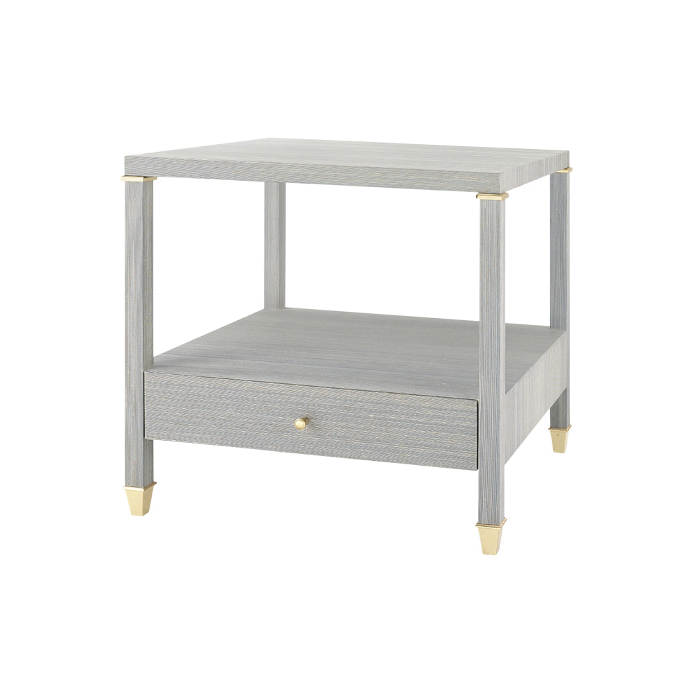 Blaise Slate Blue Side Table From Dear Keaton