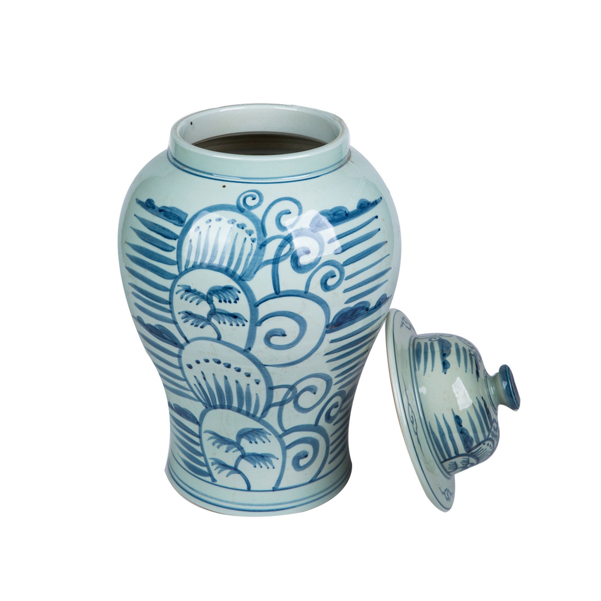 Blue Breeze Temple Jar Alternate View