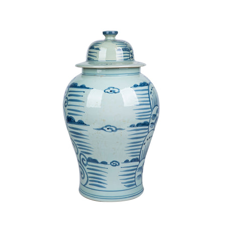 Blue Breeze Temple Jar Alternate View