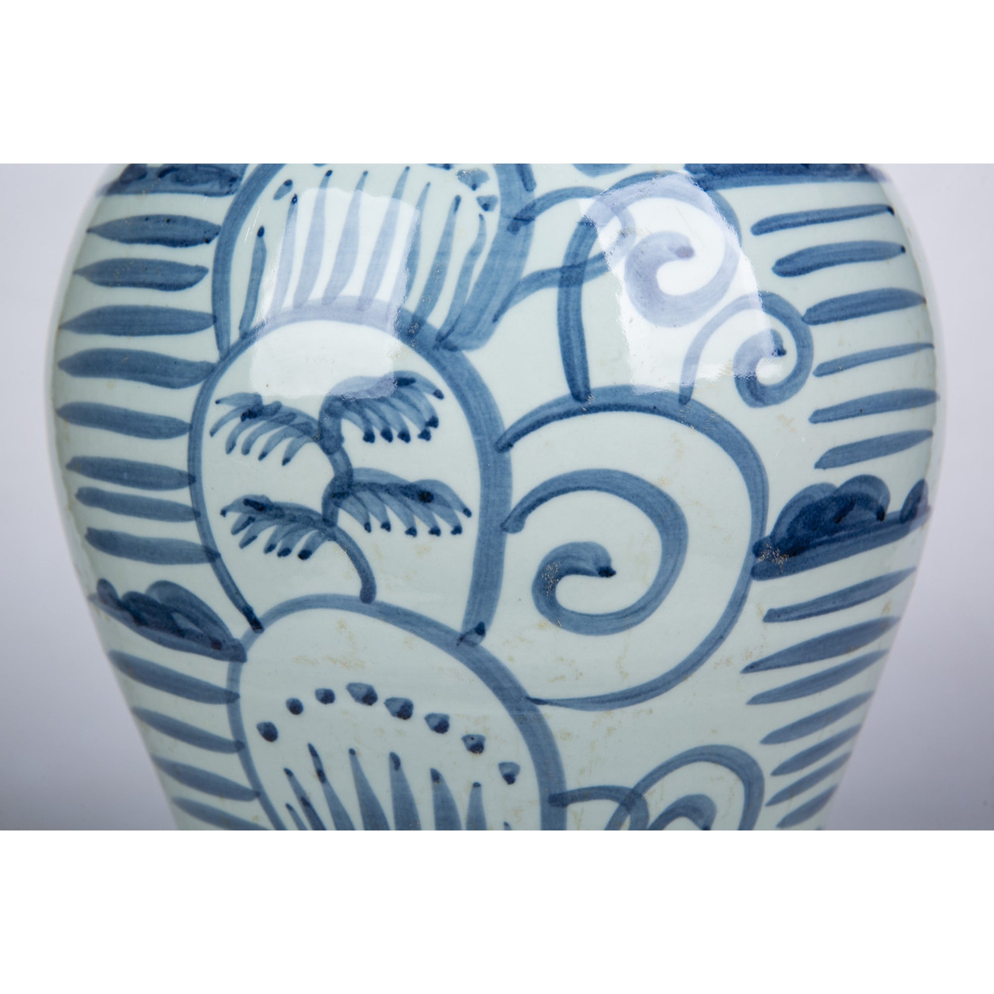 Blue Breeze Temple Jar Close Up