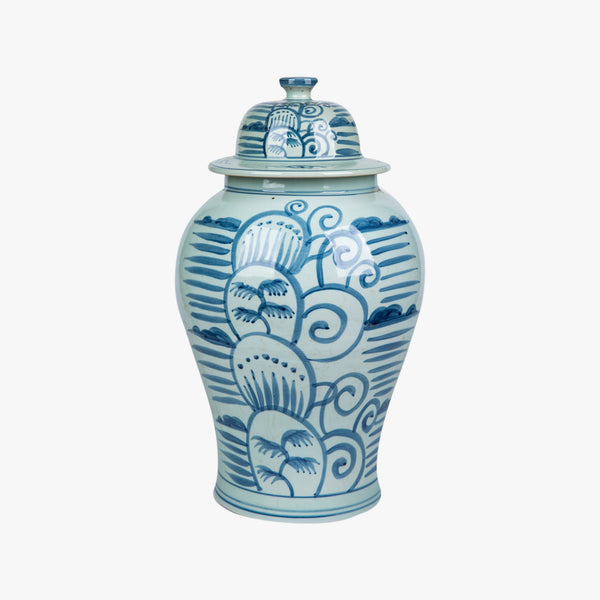 Blue Breeze Temple Jar
