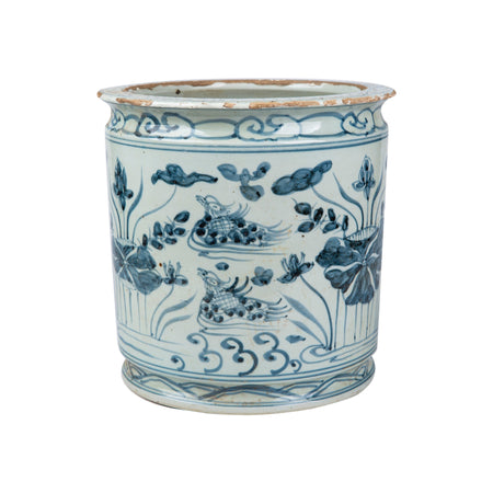 Blue Lily Pad Orchid Pot From Dear Keaton