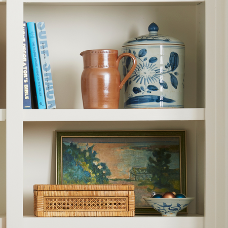 Blue Petal Tea Jar Styled - Dear Keaton