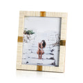 Bone and Brass Large Photo Frame