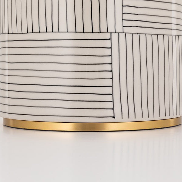 Briggs Stripe Lamp Closeup