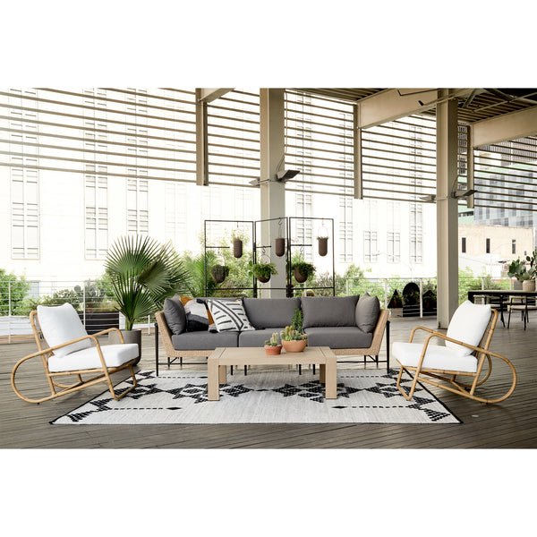 Bronson Outdoor Lounge Chair Styled