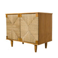 Brook Teak Cabinet Side Angle