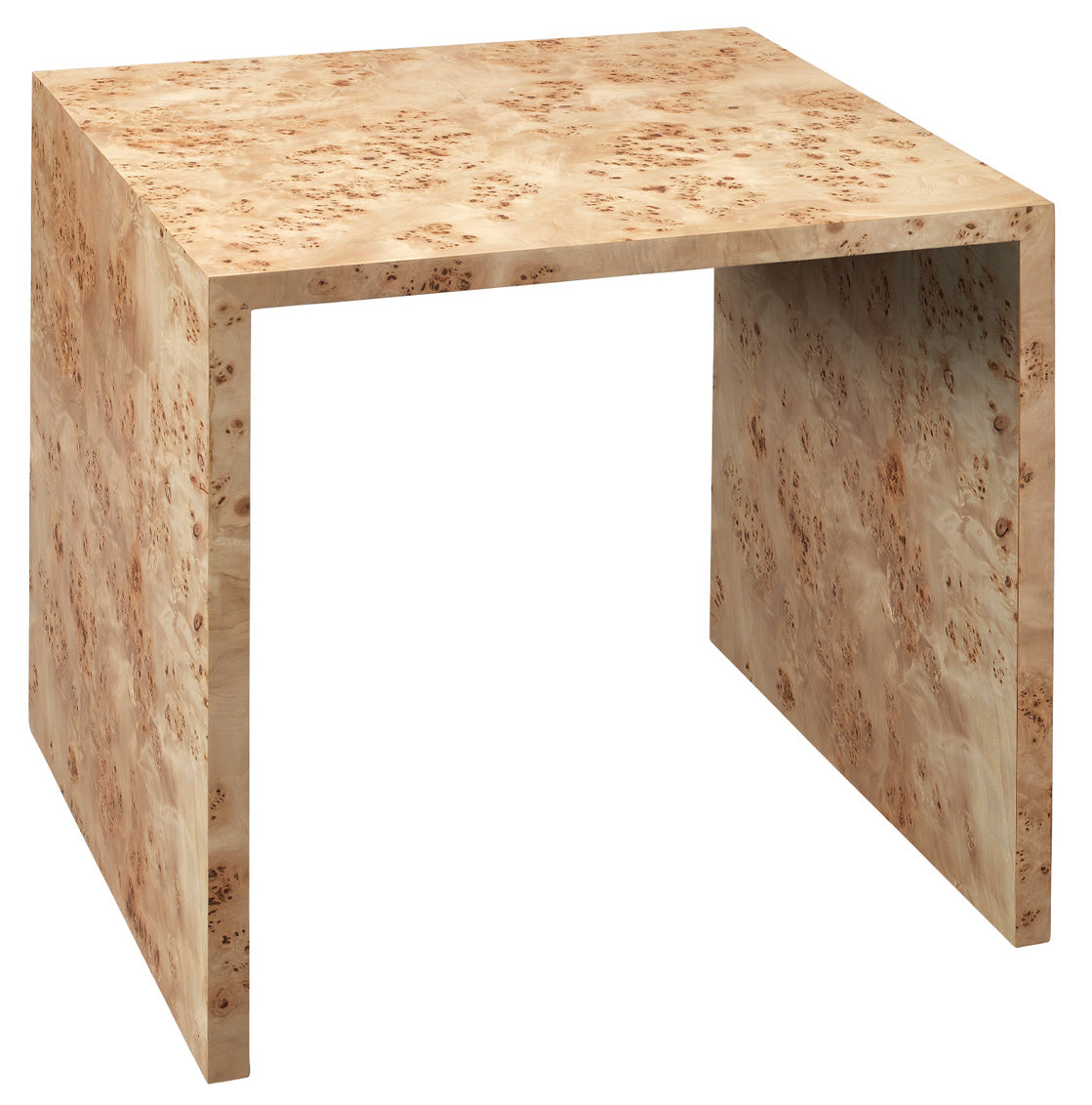 Burlwood Nesting Tables Alternate View