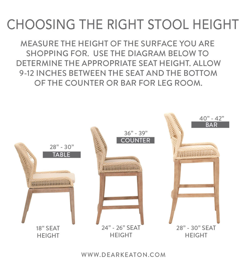 Loretta Outdoor Bar Stool Palecek Teak Patio Furniture Dear Keaton