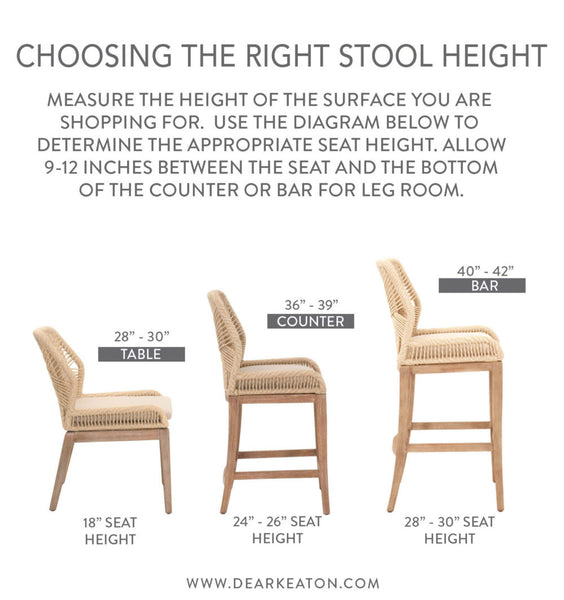 Turin Counter Stool - Shop Counter Height Stools - Dear Keaton