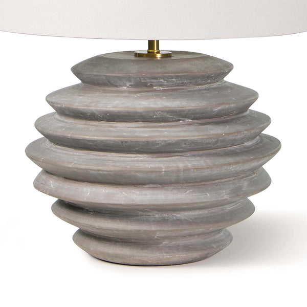 Canyon Ceramic Table Lamp Closeup