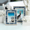 Carved Blue Bone Photo Frames Styled