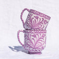Casa Lilac Mugs Stacked