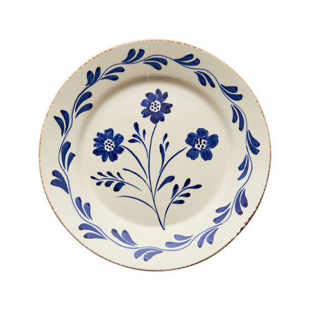 Casa Nuno Blue Flower Plate From Dear Keaton