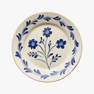Casa Nuno Blue Flower Plate