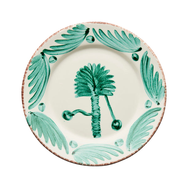 Casa Nuno Green Palm Plate From Dear Keaton