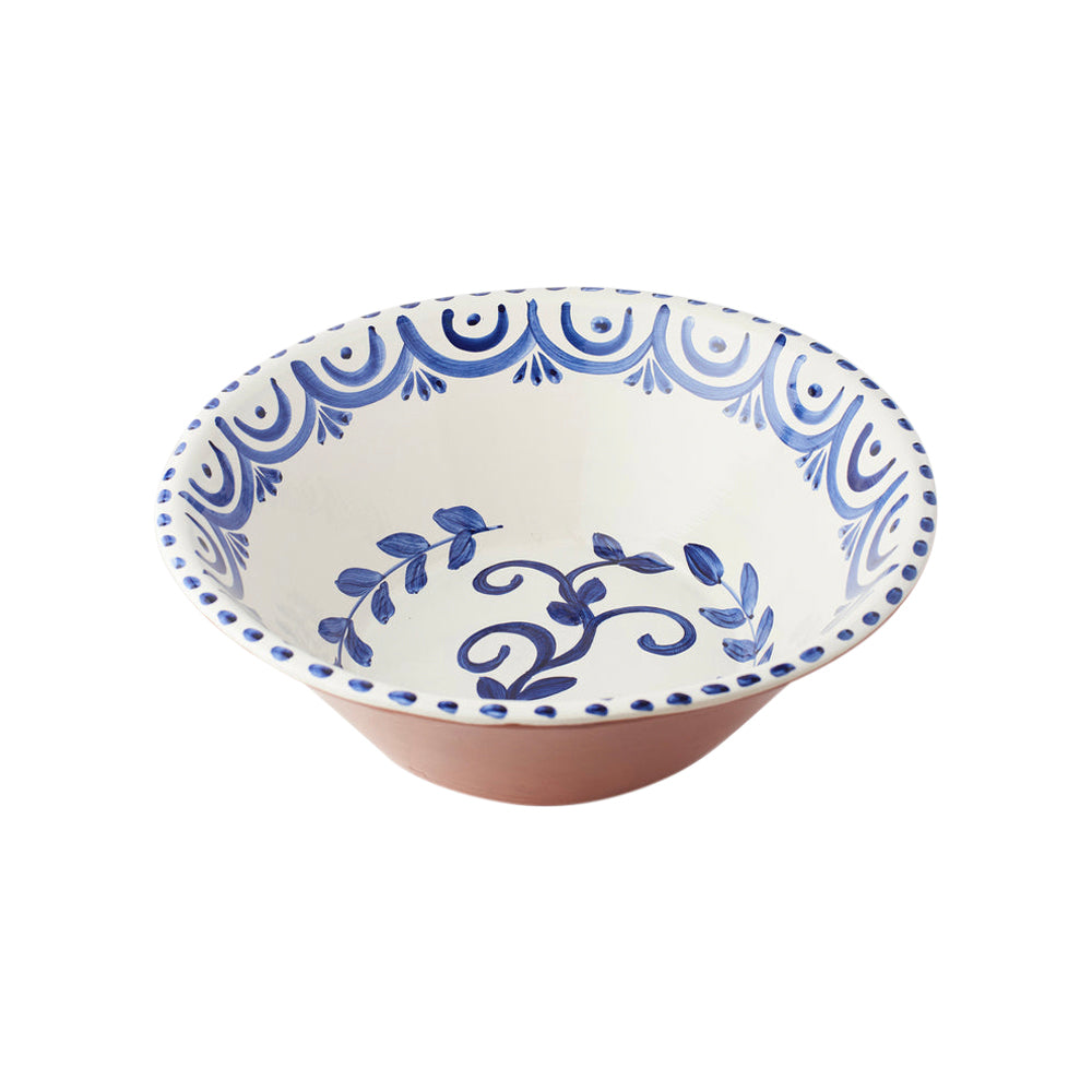 Casa Nuno Medium Blue Serving Bowl From Dear Keaton