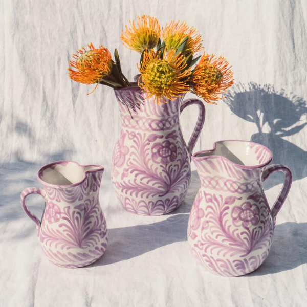 Casa Lilac Pitchers - three sizes