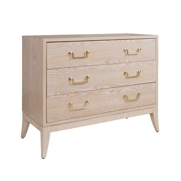 Cassie Natural Chest with Brass Swing Pull Hardware