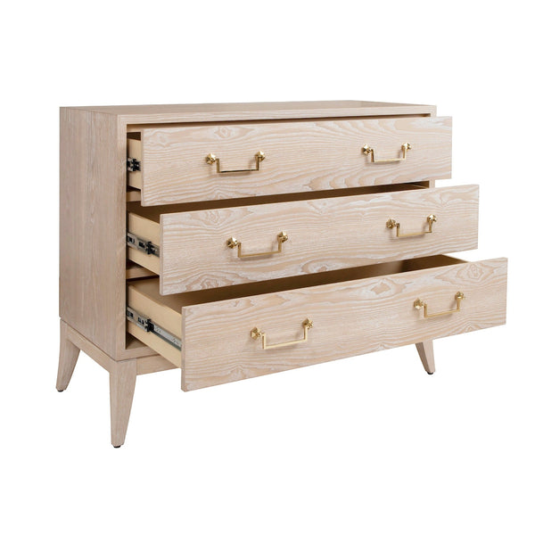 Cassie Natural Chest with Soft Close Glides