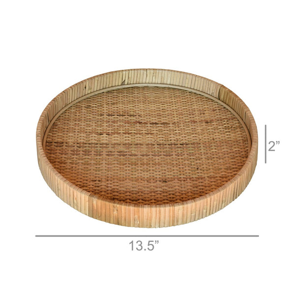 Cayman Large Rattan Tray Dimensions