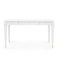 Claire White Linen Desk