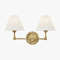 Classic No. 1 Double Sconce Brass