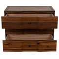 Claudie Walnut Chest Open View