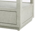 Clayton Grey Tweed Etagere Base Closeup