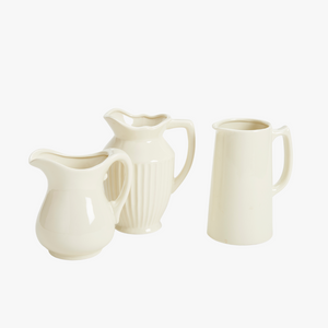 Collected Ivory Pitcher Set