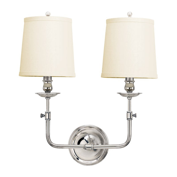 Conway Double Sconce Nickel