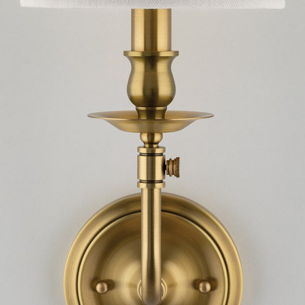 Conway Sconce Brass Close Up