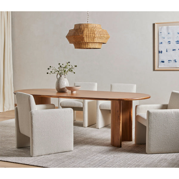 Crescent Dining Table Styled