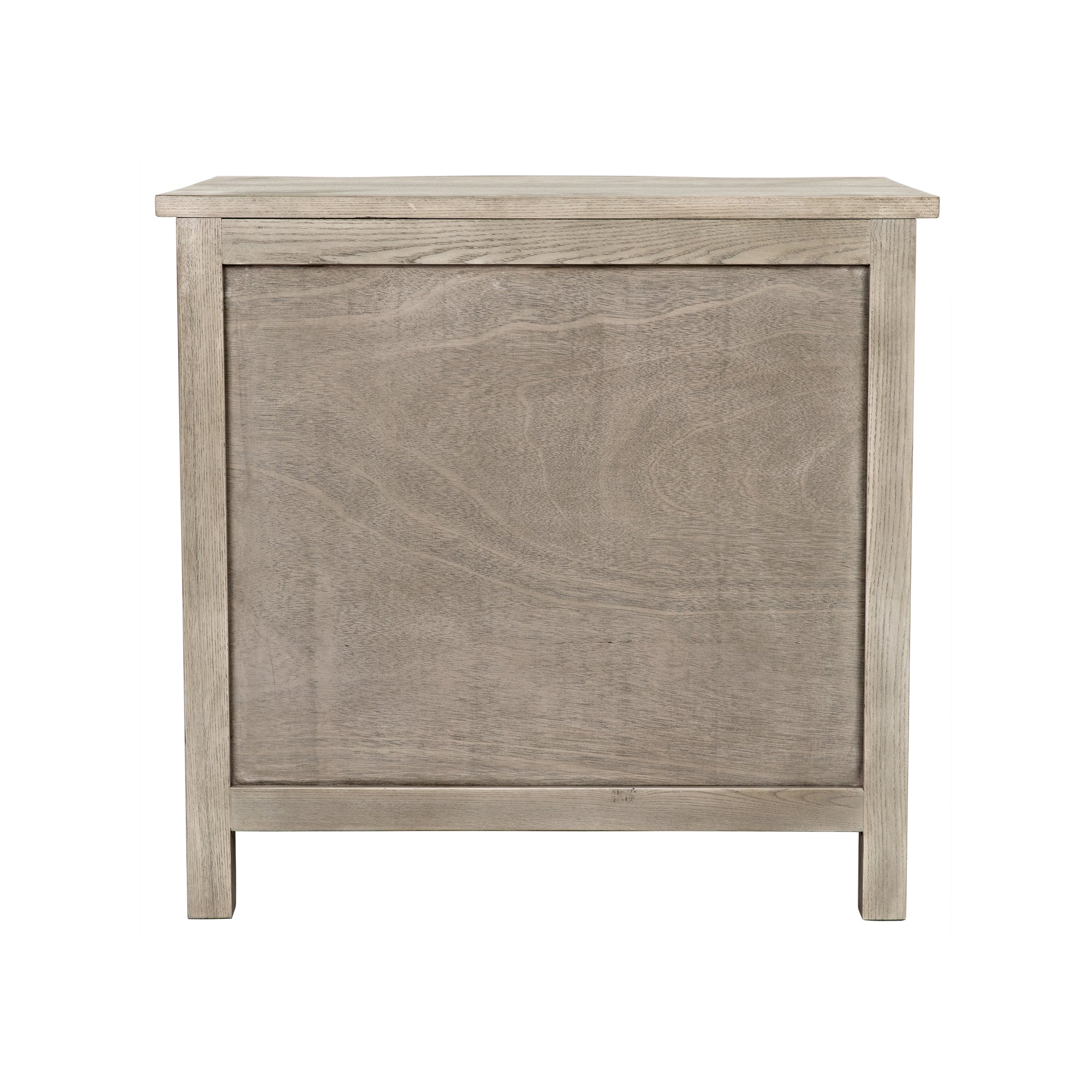 Curved Front Side Table Back View