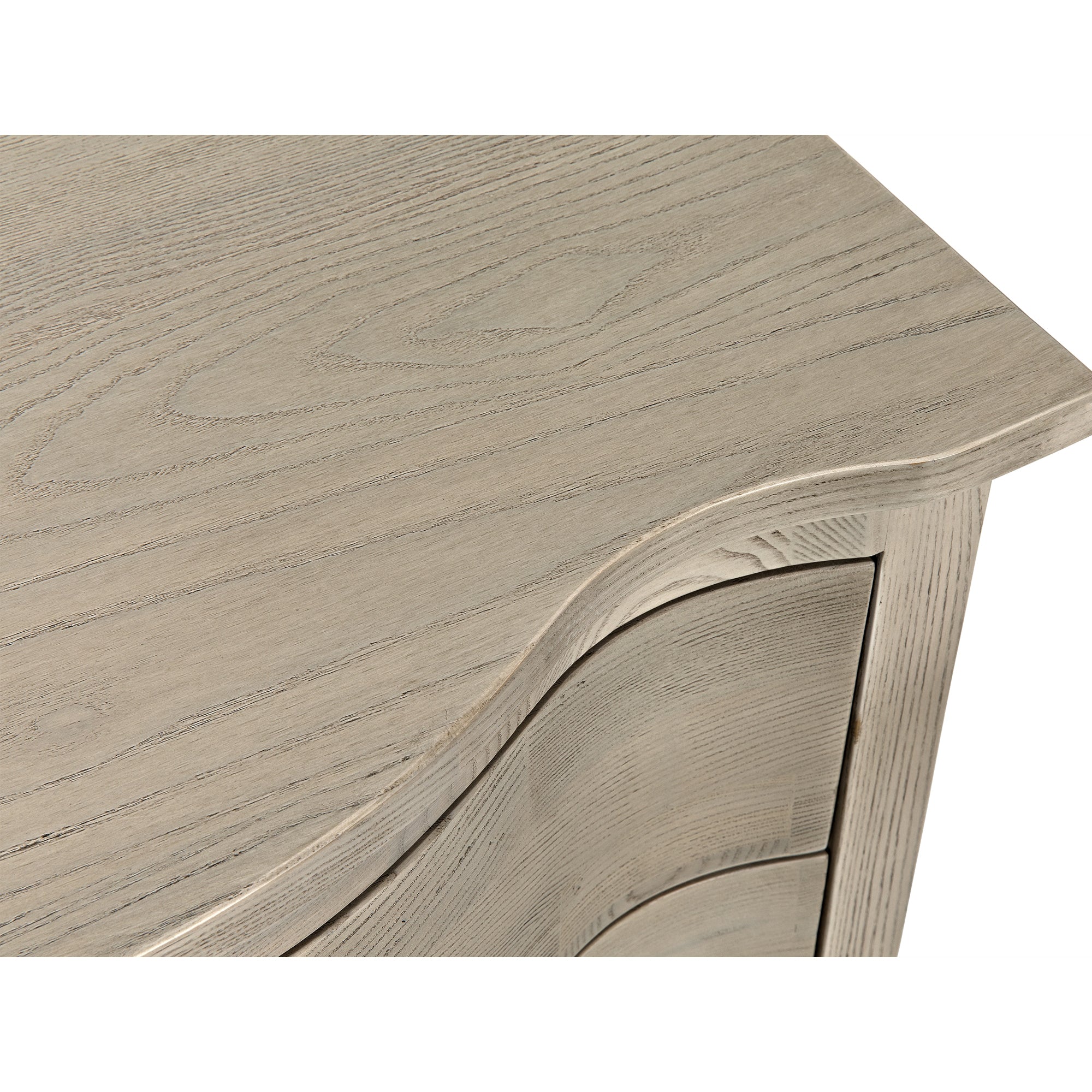 Curved Front Side Table Detail