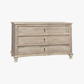 Curved Front Three Drawer Chest