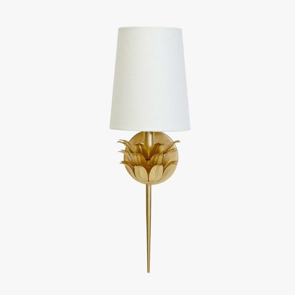 Darcy Leaf Motif Sconce by Dear Keaton