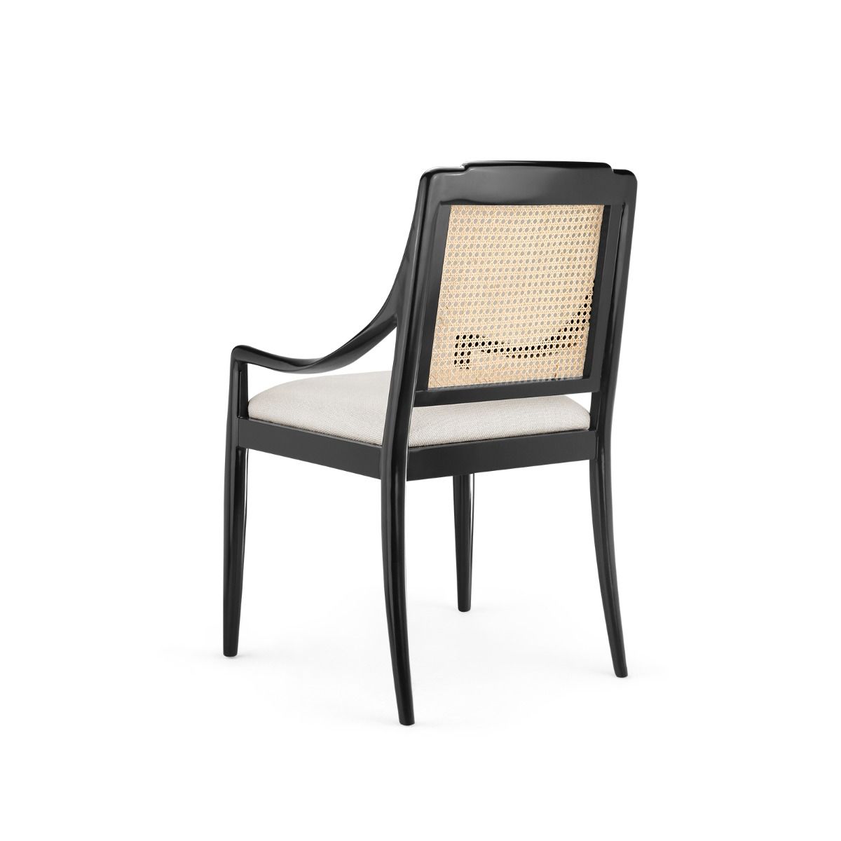 Dear Keaton Aiden Black Arm Chair Back