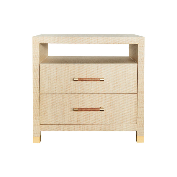 Lowery Natural Grasscloth Nightstand From Dear Keaton
