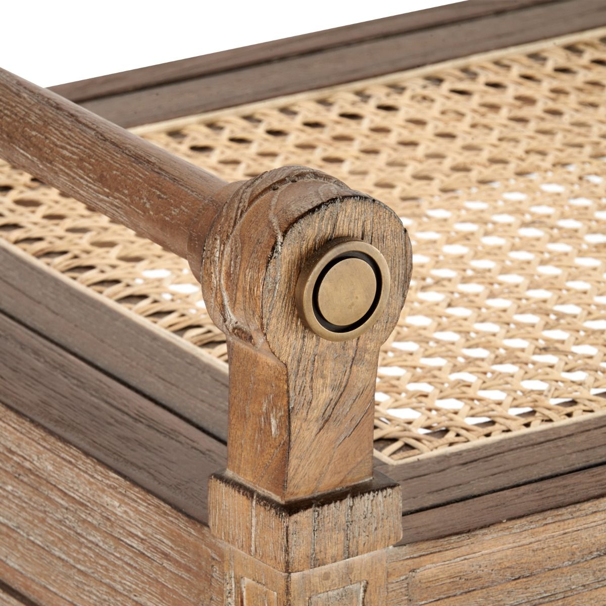 Denoit Driftwood Bench Close Up