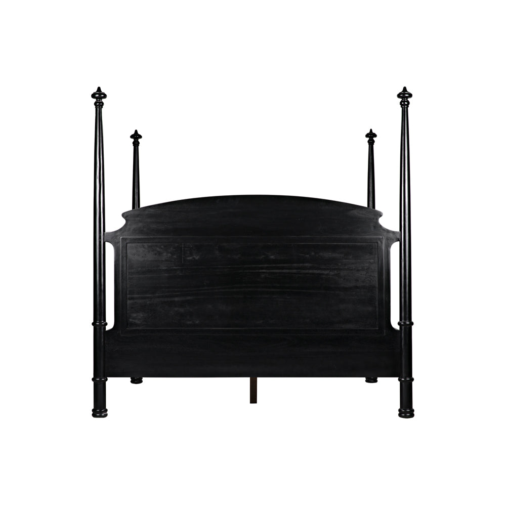 Douglas Black Bed Back View
