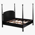 Douglas Four Poster Black Mahogany Bed