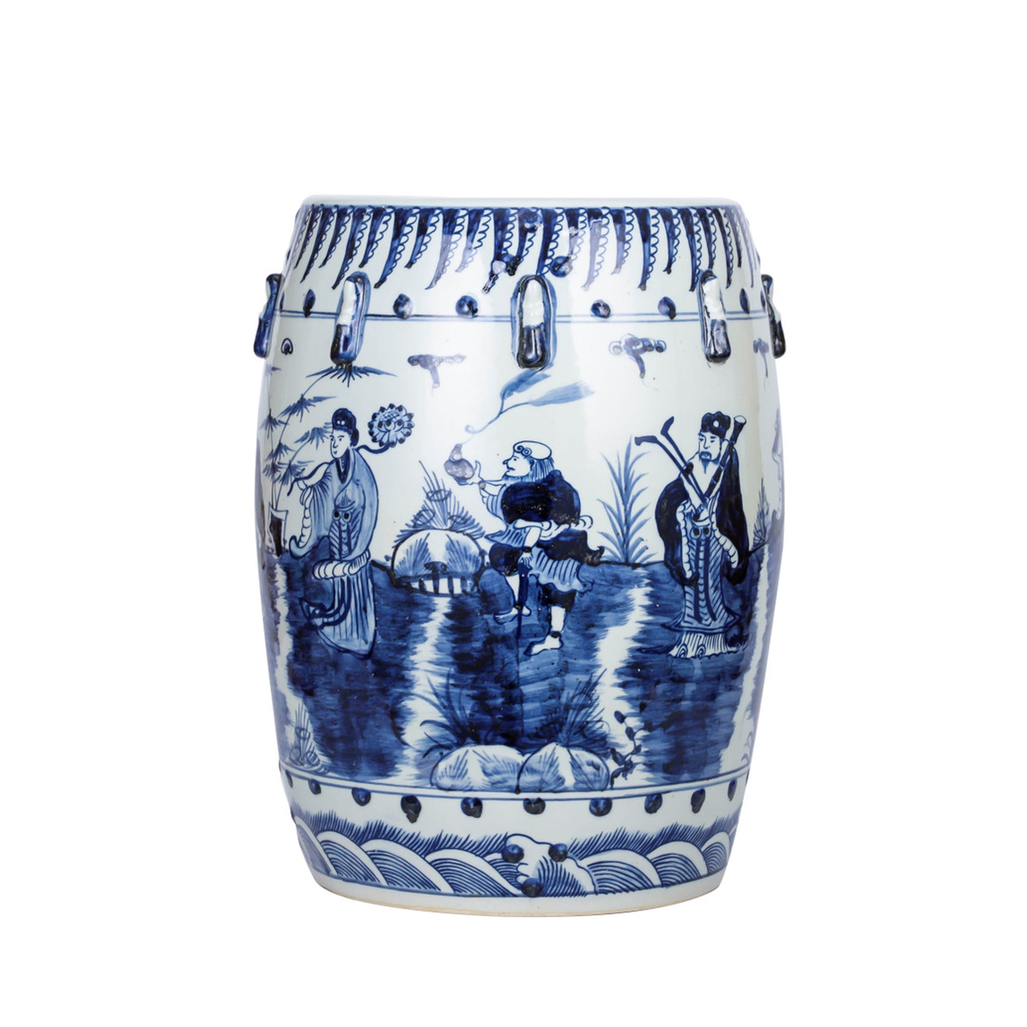 Eight Immortals Garden Stool Alternate View