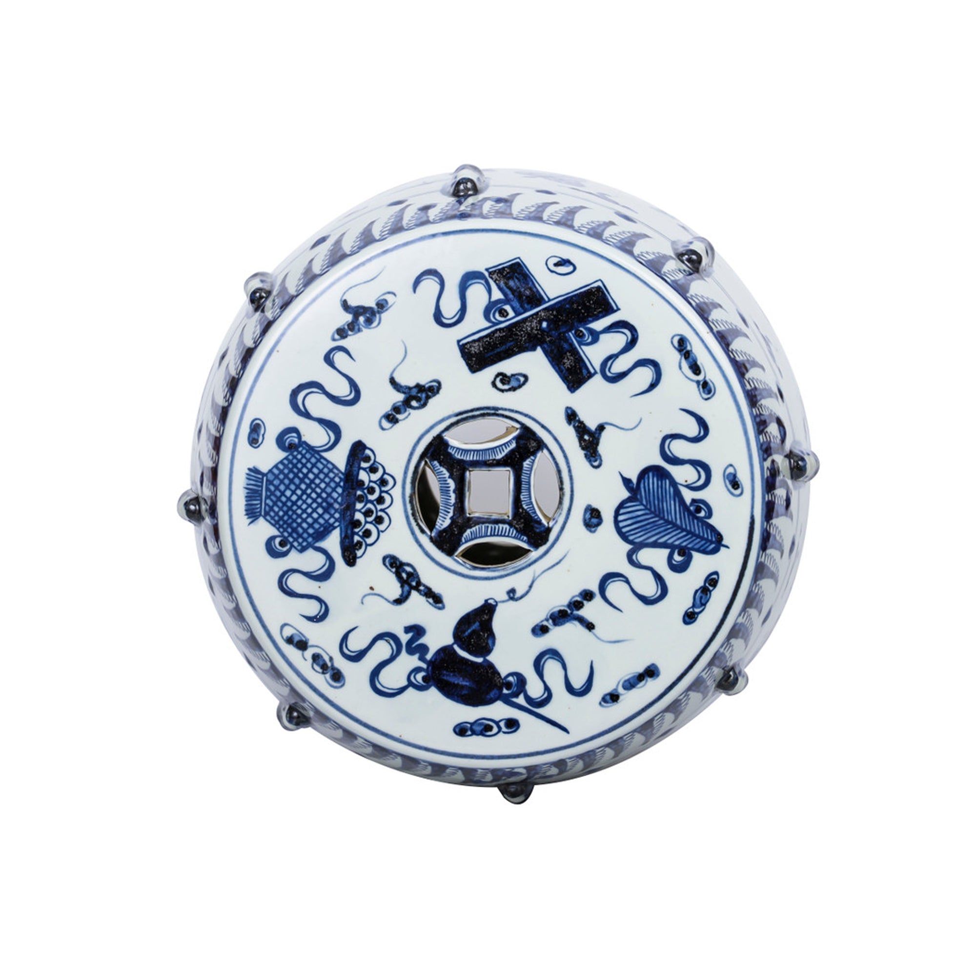 Eight Immortals Garden Stool Top View