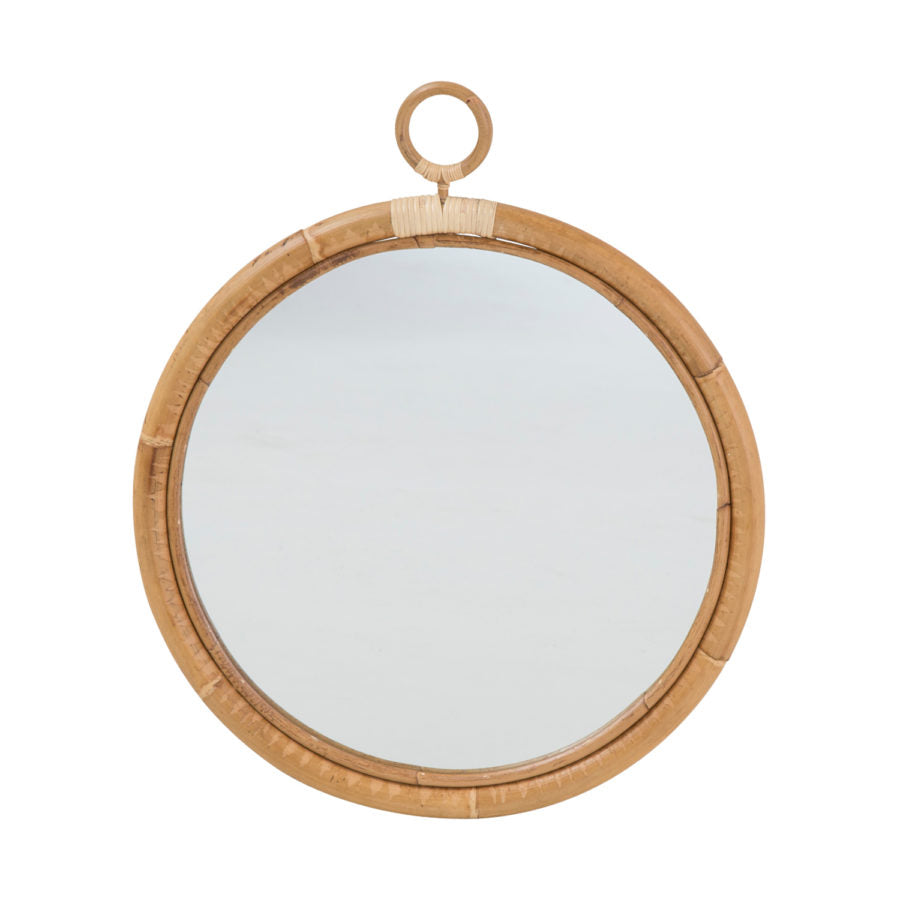 Ella Round Rattan Mirror From Dear Keaton