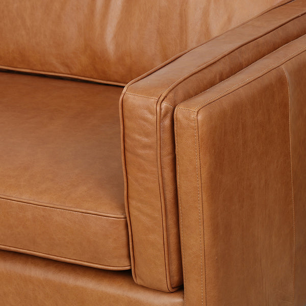 Everitt Leather Sofa Arm Detail